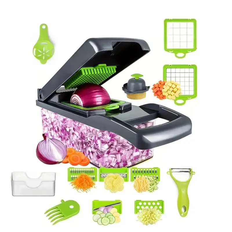 14-In-1 And 16-In-1 Multi-Blade Vegetable Chopper 1