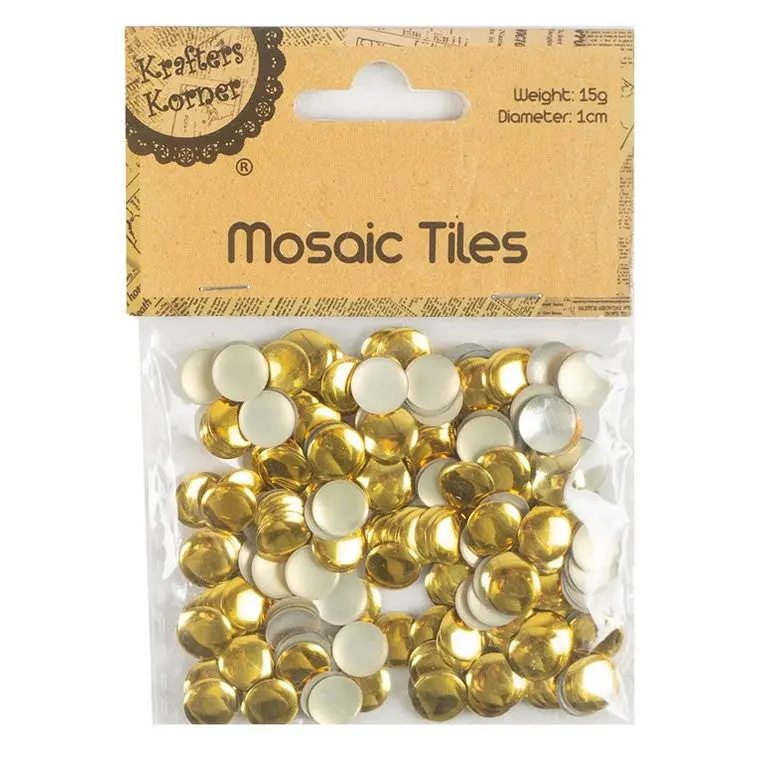 1Cm Round Mosaic Tile Pack – 2 Complementary Colour Options 1