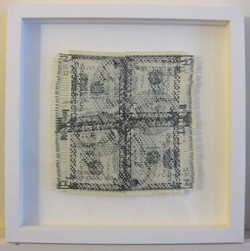 $20 Weaving: New Five-Dollar Bill Composition (2004) 1