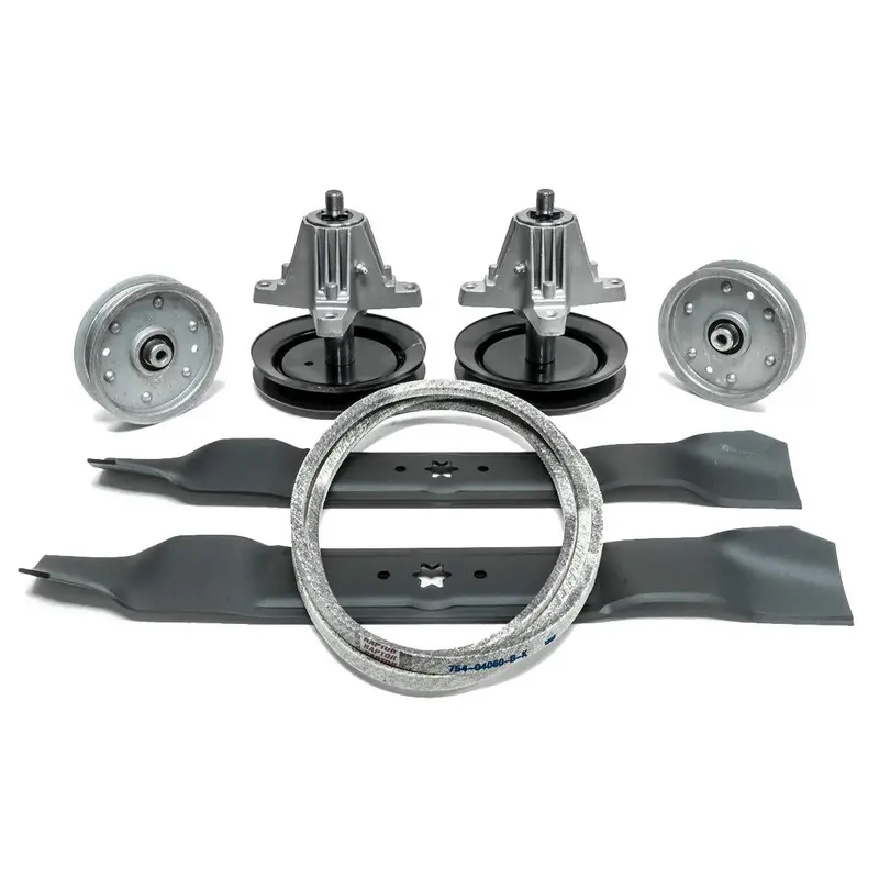 42-Inch Lawn Mower Deck Rebuild Kit – Includes Spindles, Pulleys, Blades, And Belt For Cub Cadet Riders 1