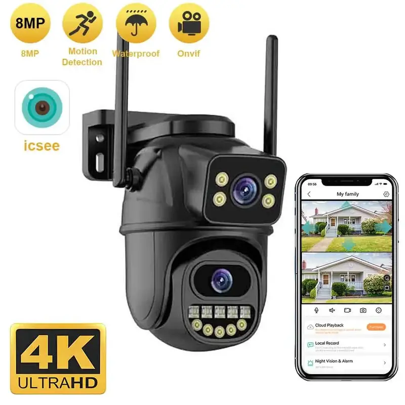 4K Ultra Hd 8Mp Wifi Outdoor Security Camera 1