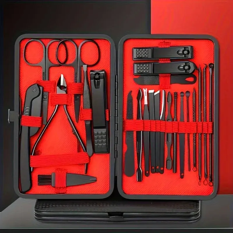 7–24-Piece Professional Nail Care Kit With Ergonomic Tools 2