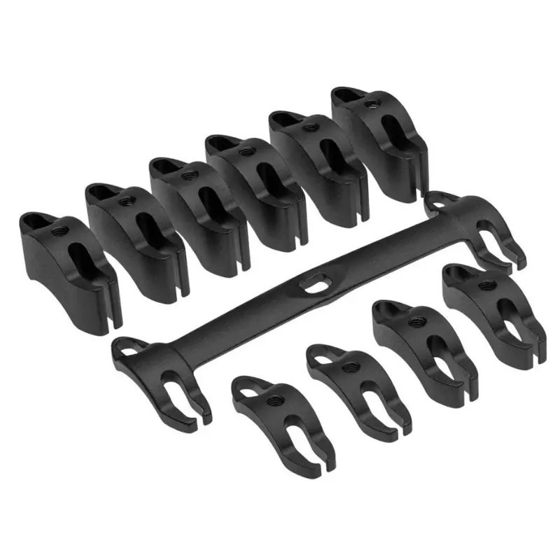 A2A High-Rise Spacer Kit – 5Mm/10Mm/20Mm Stack (6 Pcs), Bridge & Mounting Bolt (75–100Mm) 1