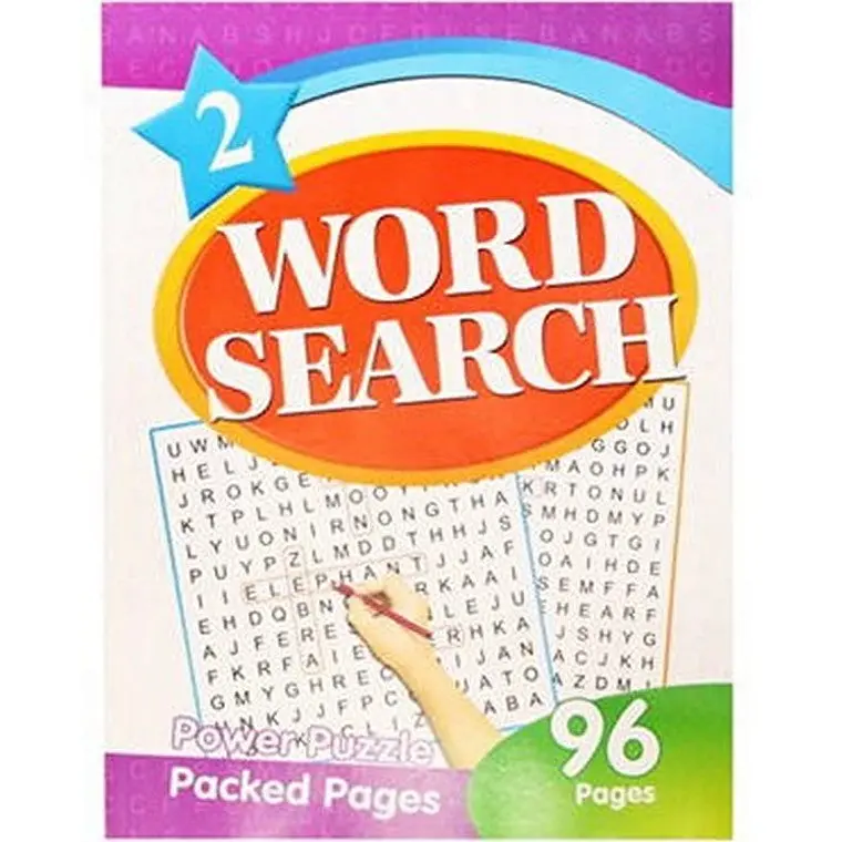 A4 Word Search Puzzle Book – 96 Pages 1