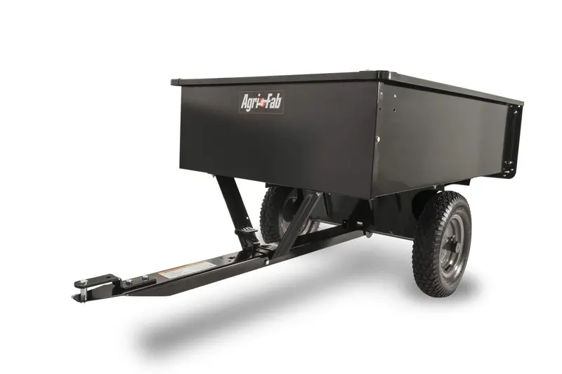 Agri-Fab 45-0101 Utility Dump Cart – 750-Lb Capacity, Black Tow-Behind Design 1