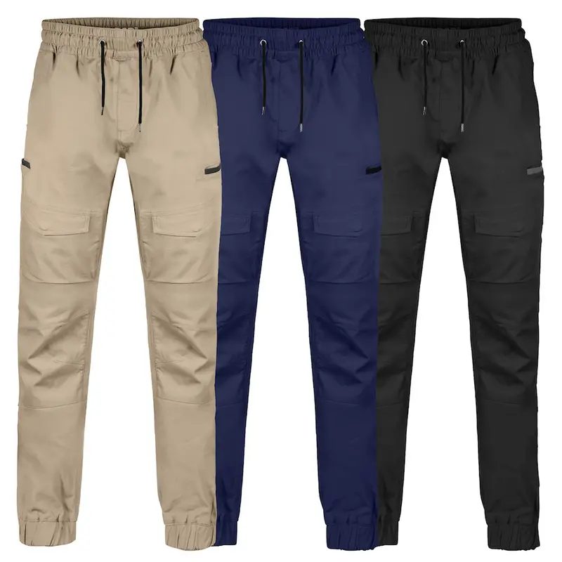 Bad Saviour™ Elastic-Waist Cuffed Work Pants 1