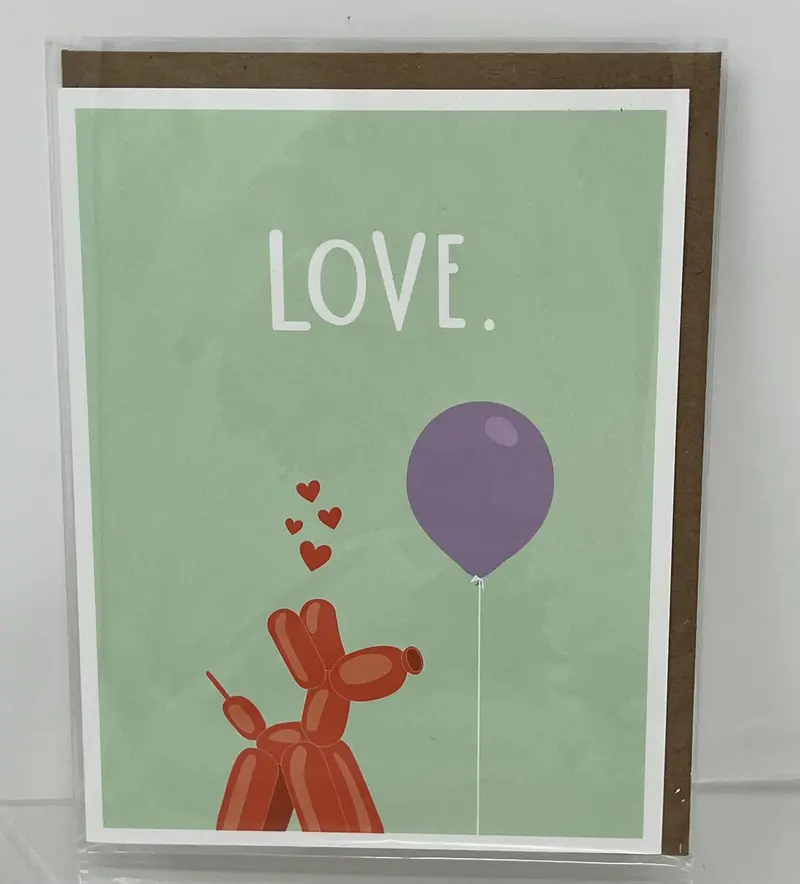 Balloon-Inspired Love Greeting Card 1