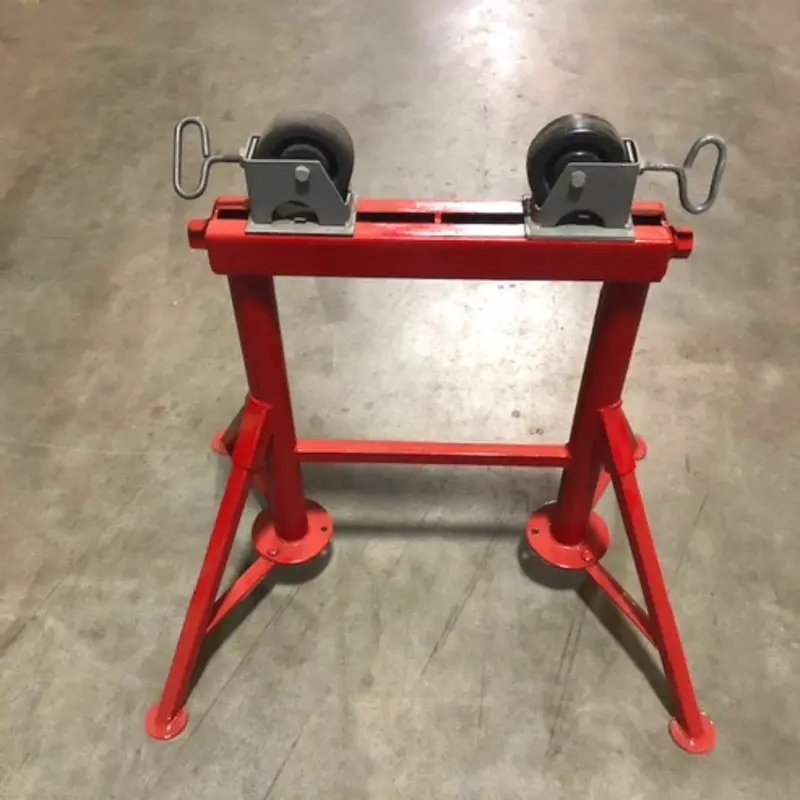 B&B 4305 Four-Leg Pipe Roller With Rubber-Coated Wheels – Refurbished 1
