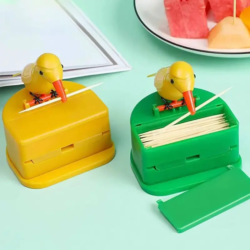 Bird-Shaped Toothpick Dispenser – Whimsical Kitchen Counter Organizer 1