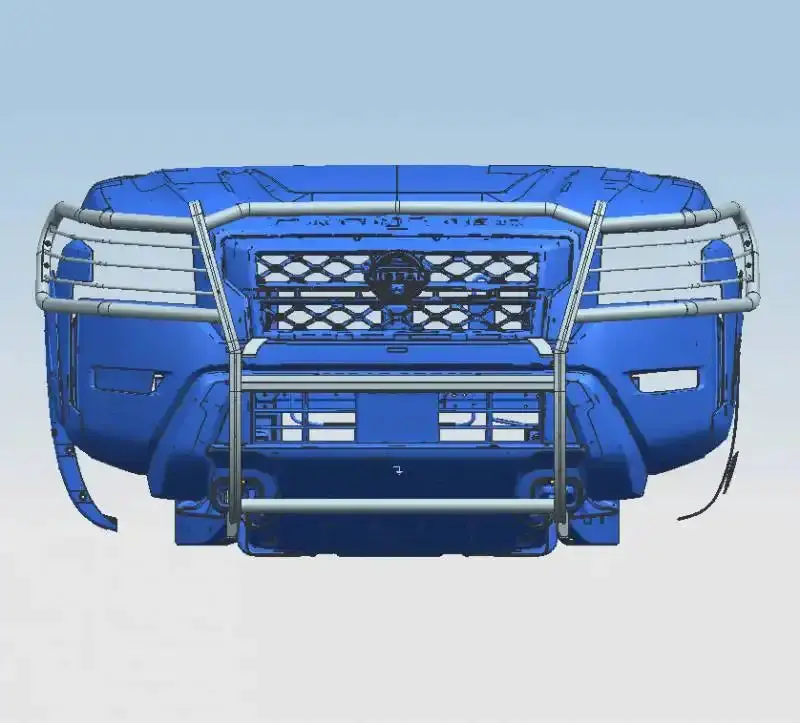 Black Horse Offroad 17Ni22Mss Modular Grille Guard – 1.5-Inch Polished Stainless Steel Front Protection 1