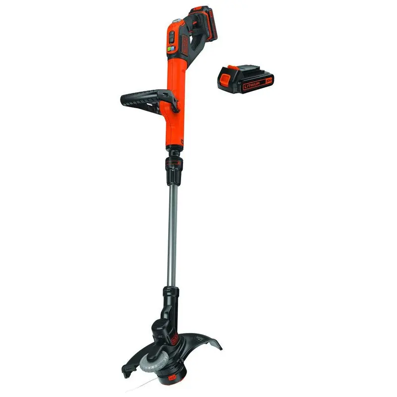 Black+Decker Lste525R 20V Max 12-Inch String Trimmer/Edger Kit – 2-Speed Easyfeed System (Renewed) 1