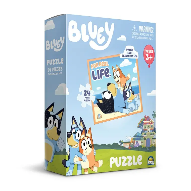 Bluey Beginner Puzzle Box – 24 Piece Set 1