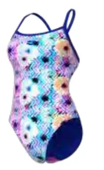 Blurred Challenge Back Men'S Training Swimsuit 1