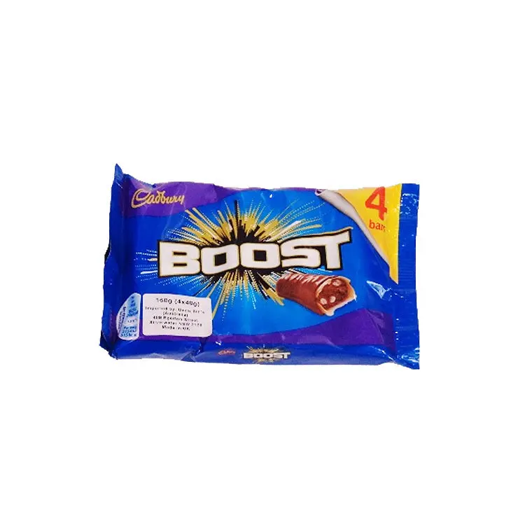 Boost Chocolate Bars – Caramel, Nougat & Chocolate Multipack (4 X 40G Bars) 1