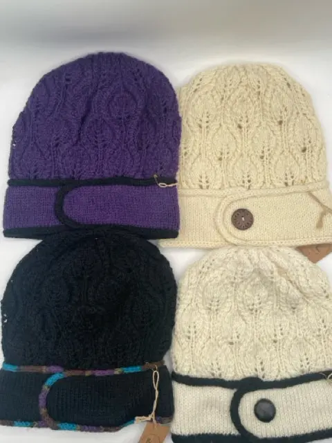 Botanical-Inspired Wool Leaf Hat With I-Cord Brim 1