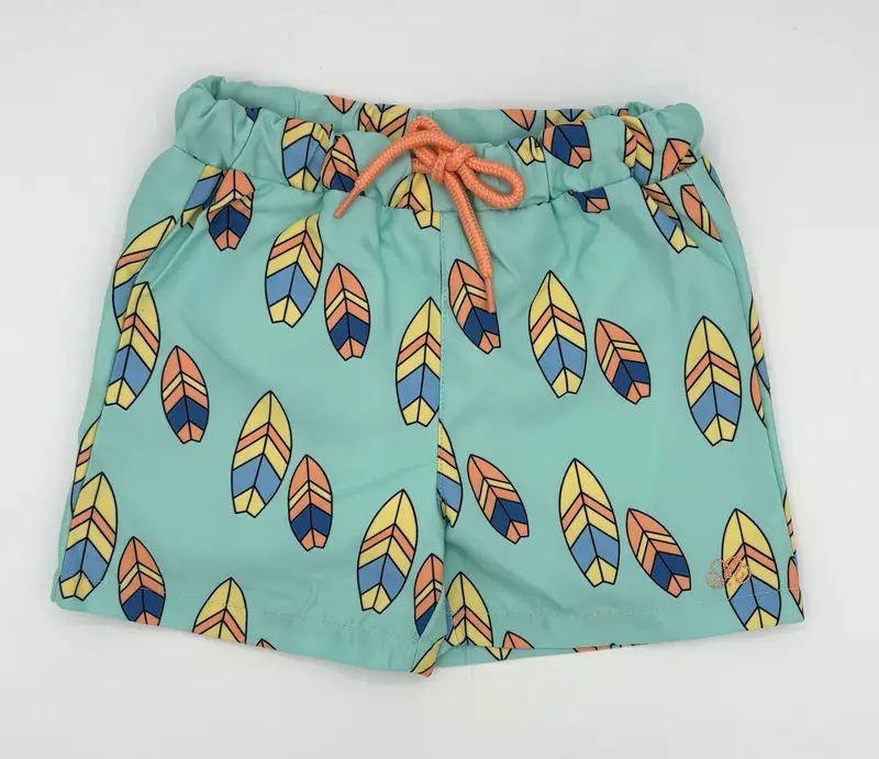 Boys' Blue Surfboard Swim Shorts – Size 18–24 Months 1