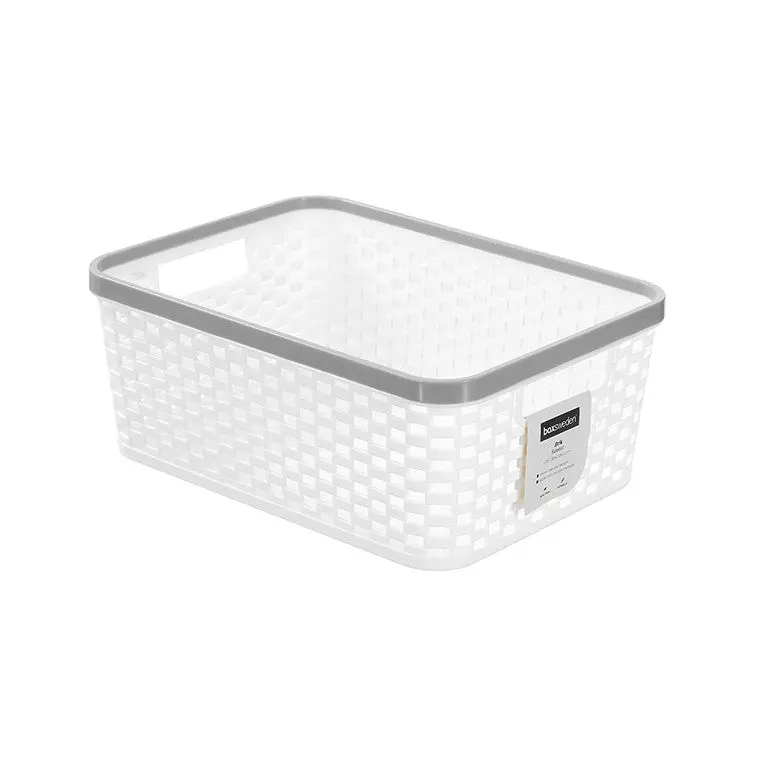 Brik Large Woven Storage Basket – Colour-Assorted, Durable Handwoven Design 1