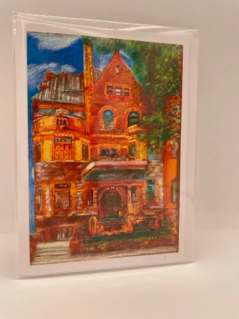 Brooklyn Address Greeting Card: 82 Pierrepont Street 1