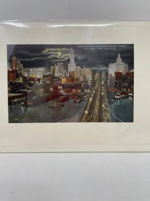 Brooklyn Bridge At Dusk Greeting Card 1
