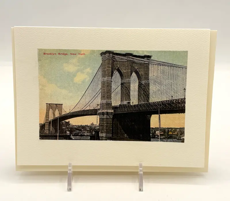 Brooklyn Bridge Landmark Greeting Card 1