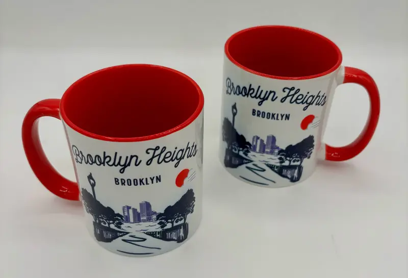 Brooklyn Heights Neighborhood-Themed Ceramic Mug 1