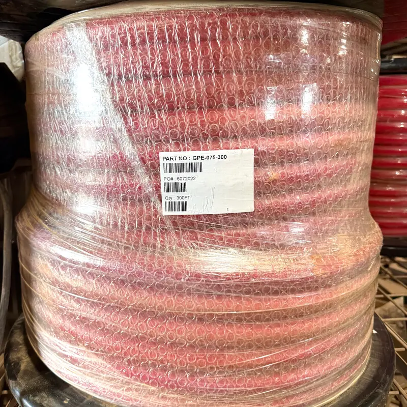 Buchanan Rubber Gpe-075-300 Epdm Hose – 300 Psi Rating, 300-Foot Red Coil, New Surplus 1