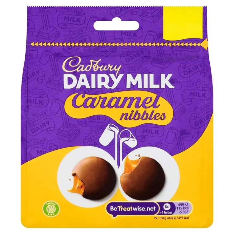 Cadbury Caramel Chocolate Nibbles 1