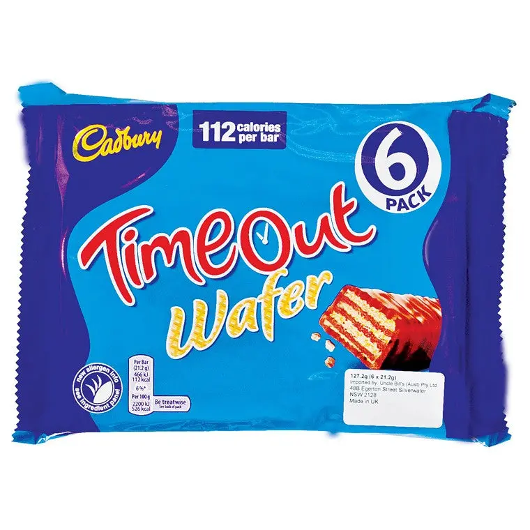 Cadbury Time Out Chocolate Bars – 6 Pack 1