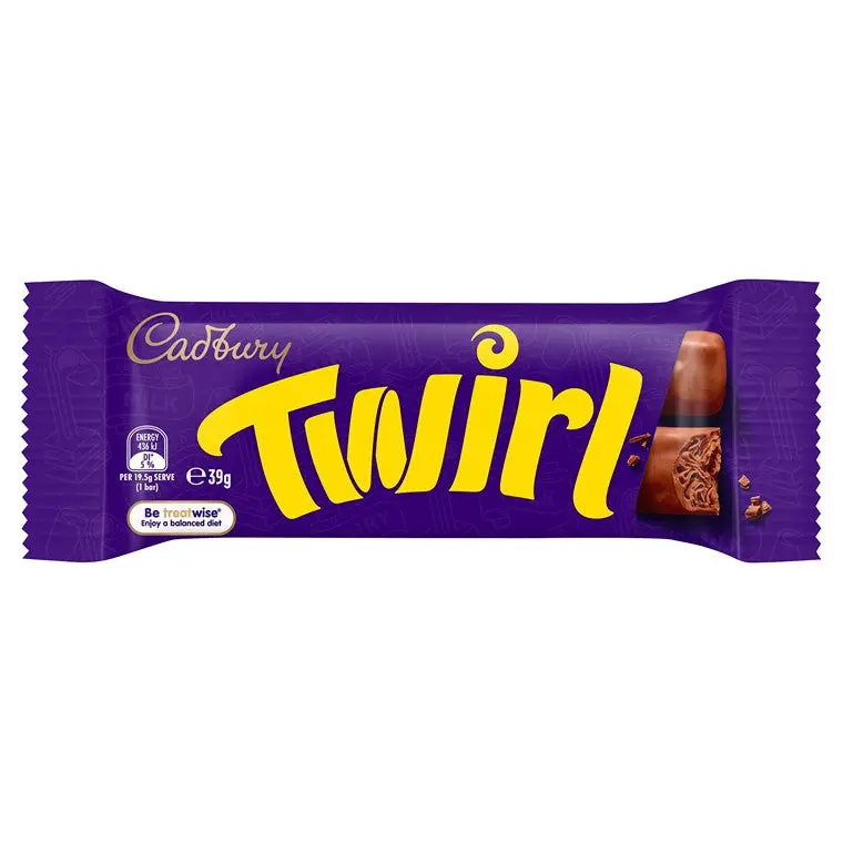 Cadbury Twirl Chocolate Bar, 39G 1