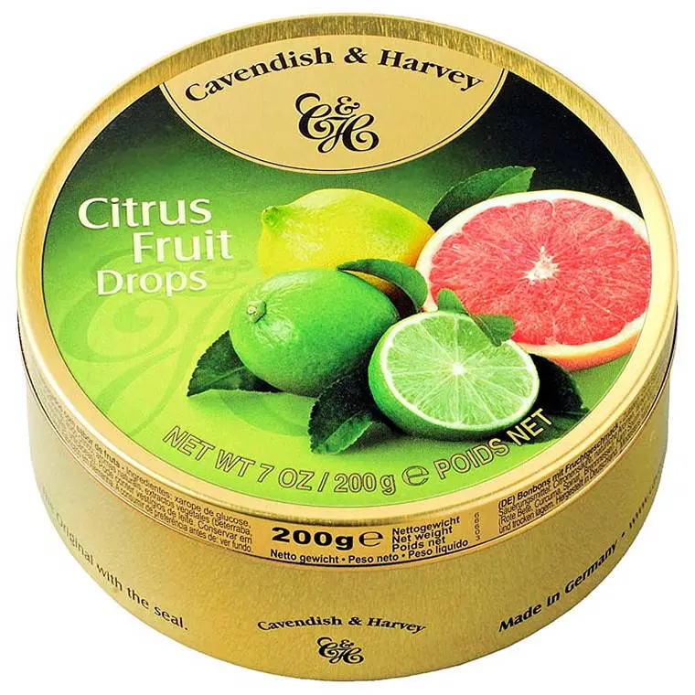 Cavendish & Harvey Citrus Fruit Drops Candy (200G) 1