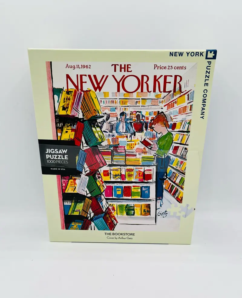 Charming Bookstore Scene 1000-Piece Puzzle 1