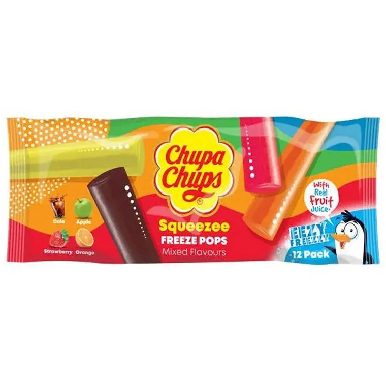 Chupa Chups Squeeze Freeze Pops – 12-Pack 1