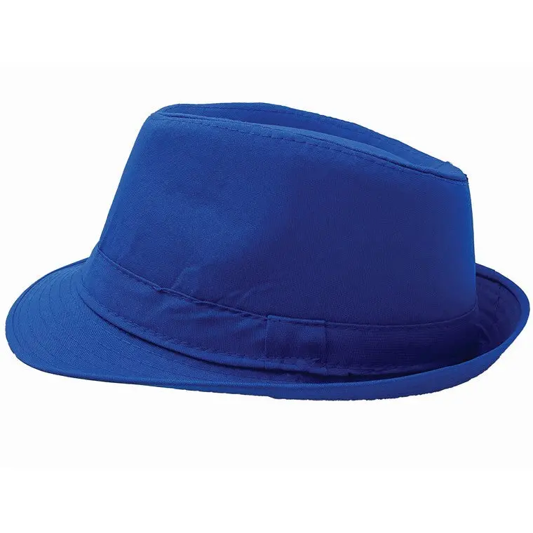 Classic Blue Fedora Hat – Stylish Party Headwear 1