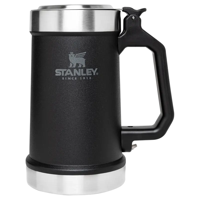 Classic Bottle Opener Beer Stein – Dual-Function Mug With Integrated Opener 1