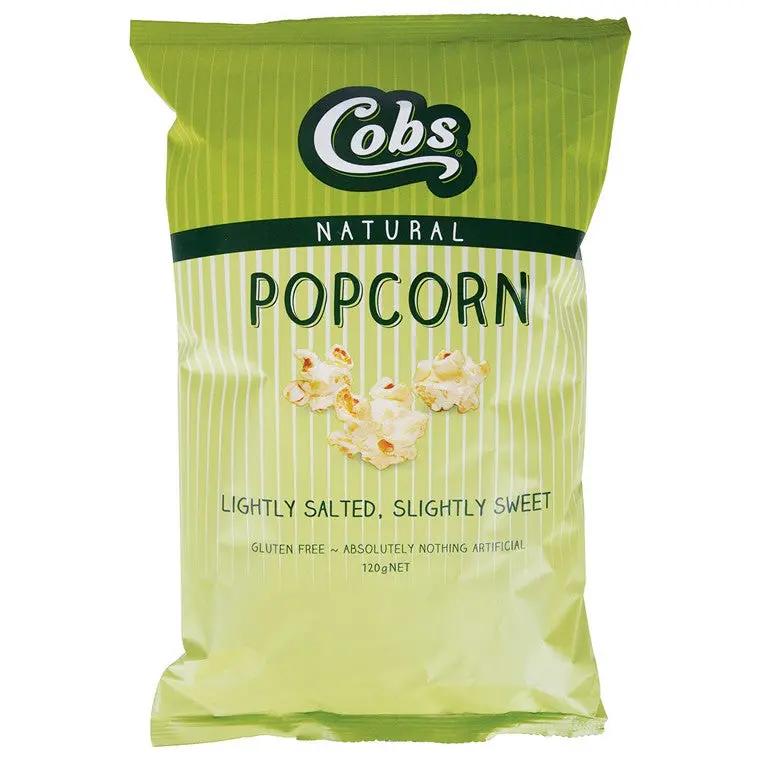 Cobs Natural Lightly Salted & Slightly Sweet Popcorn – 120G 1