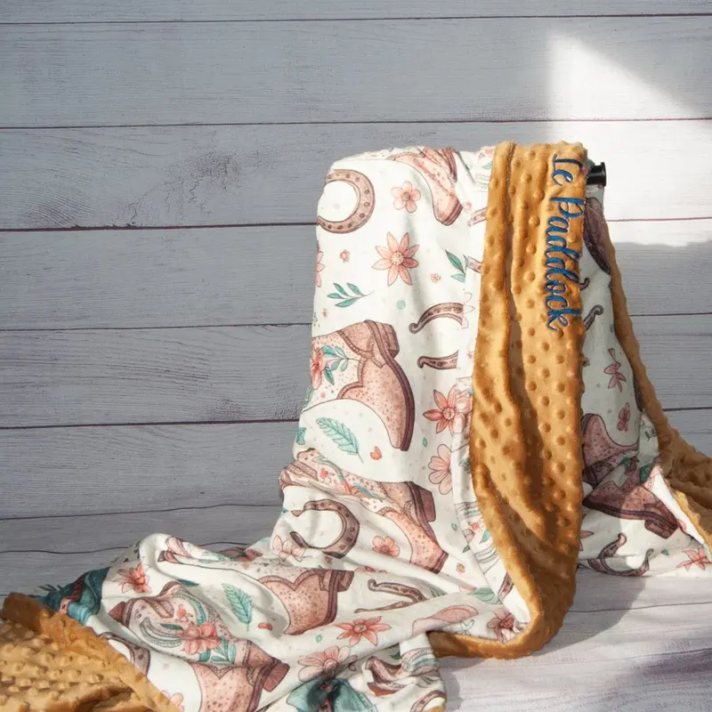 Cowgirl Jumbo Blanket – Bold Western Style 1