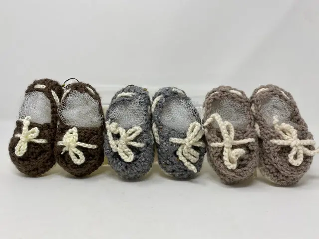 Crocheted Acrylic Deck Shoes For Babies – 6 To 12 Months 1
