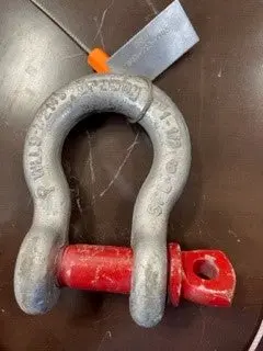 Crosby G-209 Screw Pin Anchor Shackle – 1-1/8", 9.5-Ton Wll, Reconditioned & Load-Tested 1