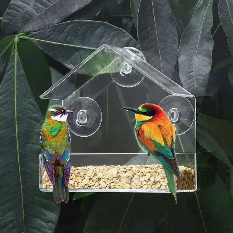 Decorative House-Style Hanging Bird Feeder 1