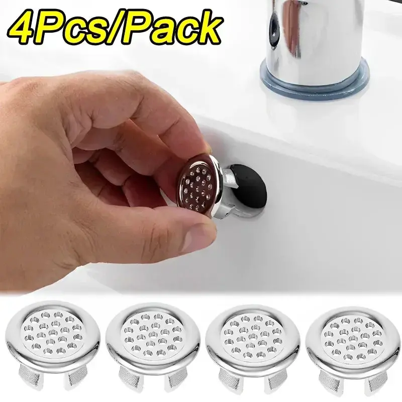 Decorative Kitchen Basin Overflow Cover Cap 1