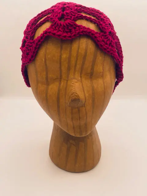 Delicate Cotton Crochet Lace Baby Bonnet 1