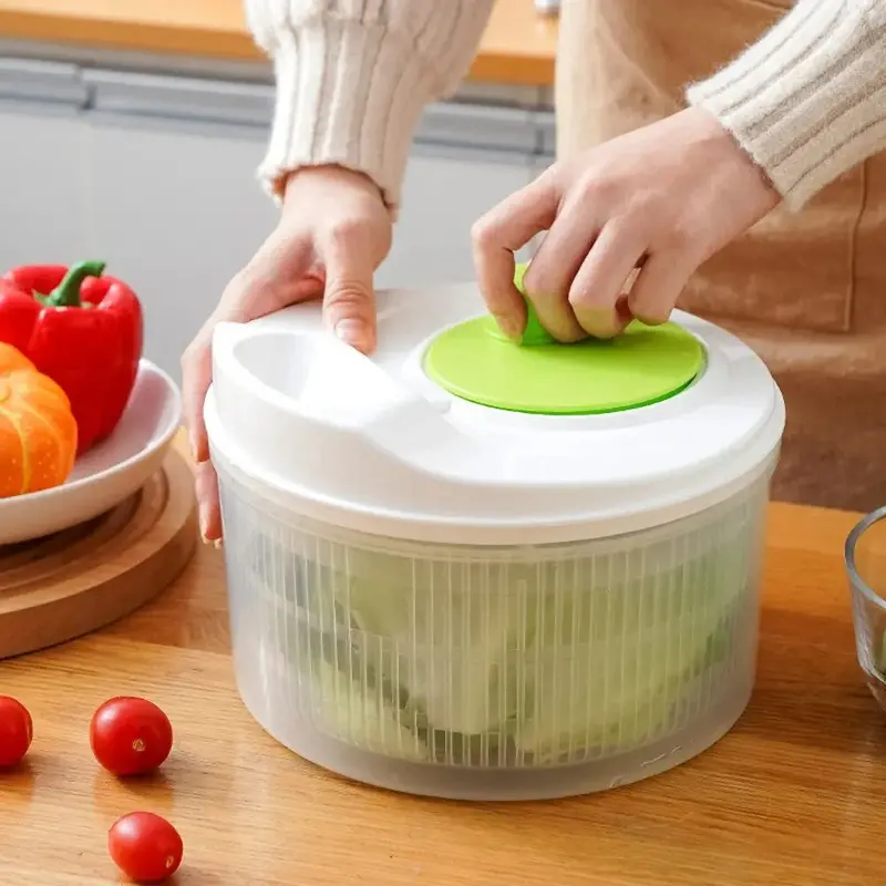 Effortless Salad Spinner With Dryer Function – Quick-Clean Kitchen Appliance 1