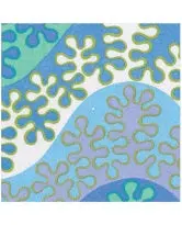 Elegant Bal Harbour Blue Guest Hand Towel 1