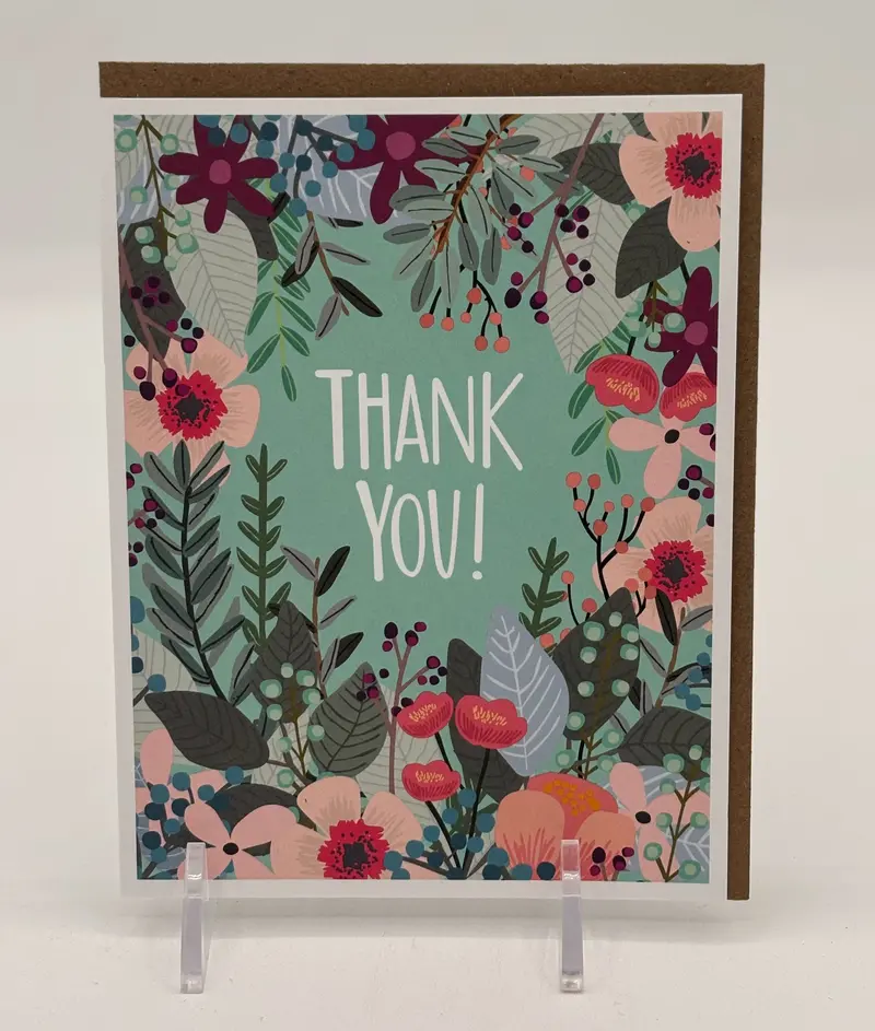 Elegant Botanical Thank-You Card 1