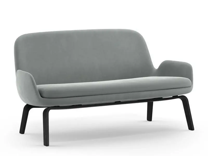 Era Compact Sofa With Natural Wood Base 8