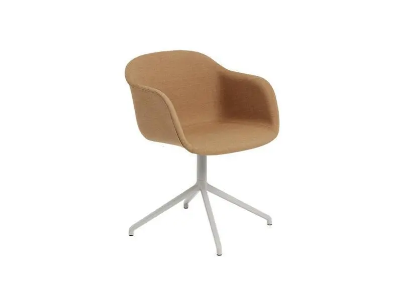 Fiber Armchair With Swivel Base And Complete Upholstery 1