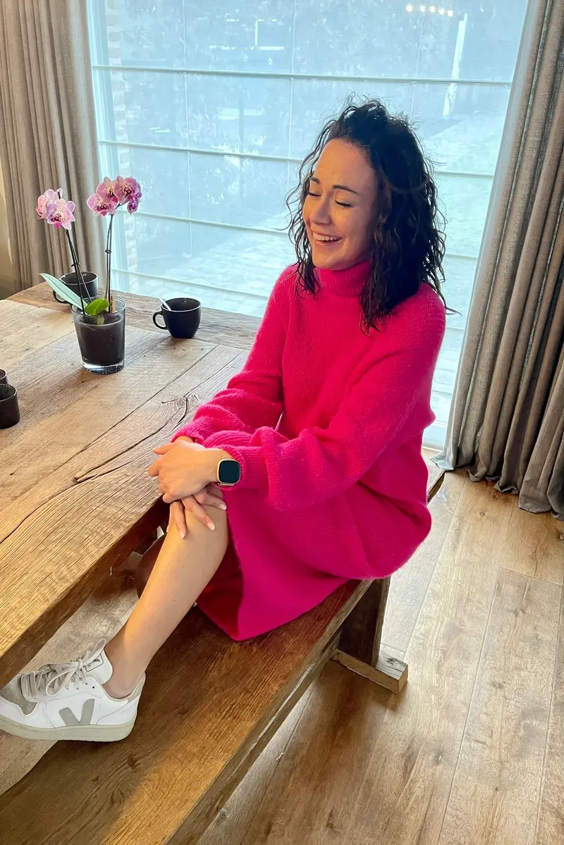 Fluorescent Sarah Knitwear Shift Dress 1