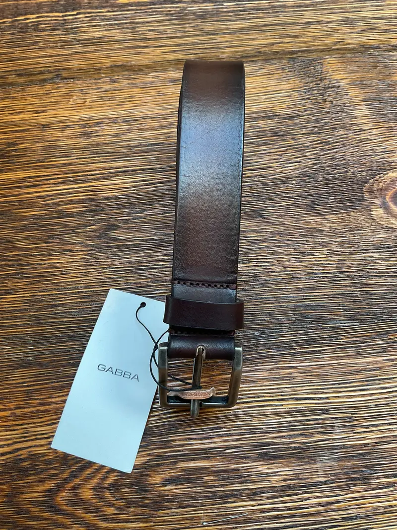 Gabba Italy Leather Belt In Brown 1