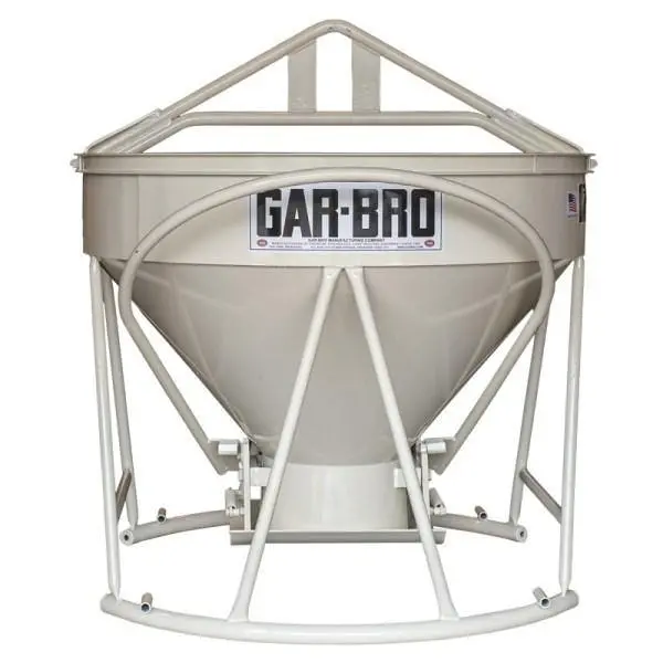 Gar-Bro 420-R Reconditioned 3/4-Yard Round-Gate Bucket — Lightweight Construction 1