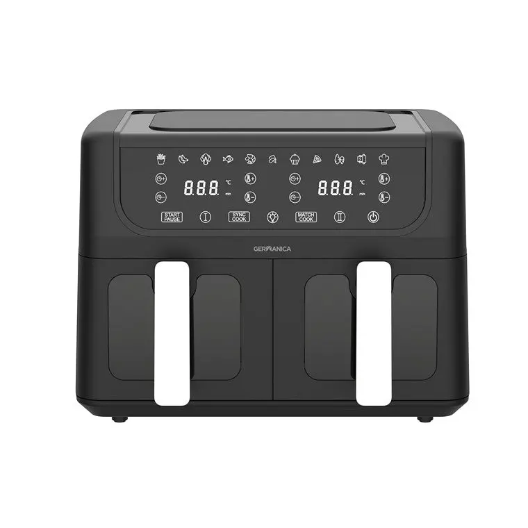 Germanica 9L Dual-Zone Digital Air Fryer With Independent Cooking Zones 1